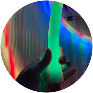DC24V Magic RGB 192LEDS/M <strong>Programming</strong> RGBIC <strong>Programming</strong> 22mm Round Shape Silicone 360 Degree Neon Led Strip - Product Image 2