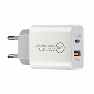 UK Plug <strong>All</strong>-Function Fast Charging Wall <strong>Charger</strong> PD20W Multi-Port USB QC3.0 Type-A Type-C IOS Phone Ports 5V/3A Supply Adapter - Product Image 3