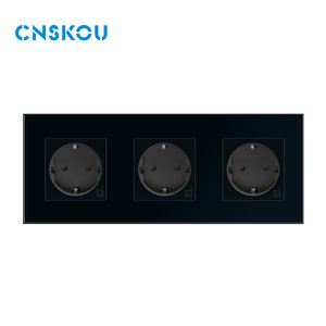 CNSKOU新设计多功能PD20W快速充电器Alexa 16A欧盟Usb c黑色C图雅WIFI智能电源双欧洲插座 - Product Image 3