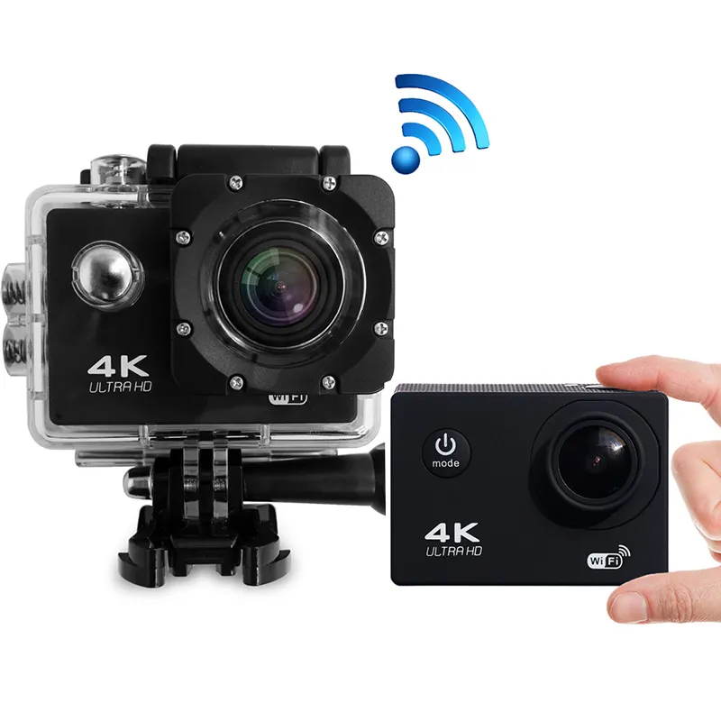 Migliore funzione di registrazione impermeabile Go pro fotocamera Full HD 4K Wifi Action & telecamere sportive