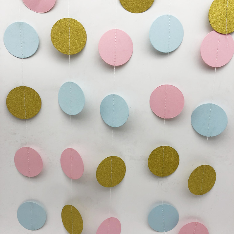 colorful Light Blue Pink Glitter