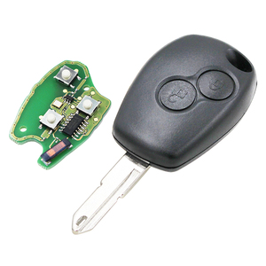 2 düğmeler uzaktan anahtar fob 433MHz Renault Modus için usta Kangoo Clio silgi PCF7947 / PCF7946AT çip NE72 kesilmemiş bıçak - Product Image 2