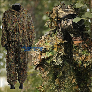 Ngoài Trời Gilley Phù Hợp Với Ghellollie Phù Hợp Với Ngụy Trang Lá Chiến Thuật Ghillie Phù Hợp Với - Product Image 6