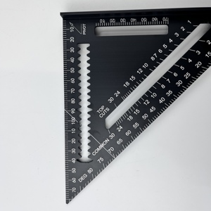 Thước tam giác hợp kim nhôm, cấp công nghiệp, dụng cụ đo đạc cho thợ mộc, đồ nghề chế biến gỗ, hỗ trợ tùy chỉnh OEM & ODM - Product Image 4