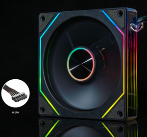 Ventilador ARGB de alto rendimiento para PC de 9. ª generación Prism Pro 9 con diseño de CD y control de temperatura PWM - Product Image 1