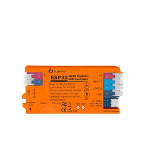Gledopto New ESP32 WLED Controller DC5-24V 15Afor DIY Hobby with Type-C Port and Brightness Adjustable High Efficiency