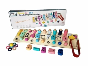 2024 yeni renkli eğitici oyuncak 3 1 ahşap bebek balıkçılık oyuncaklar çapak olmadan eşleştirme kurulu öğrenme ahşap oyuncaklar - Product Image 5