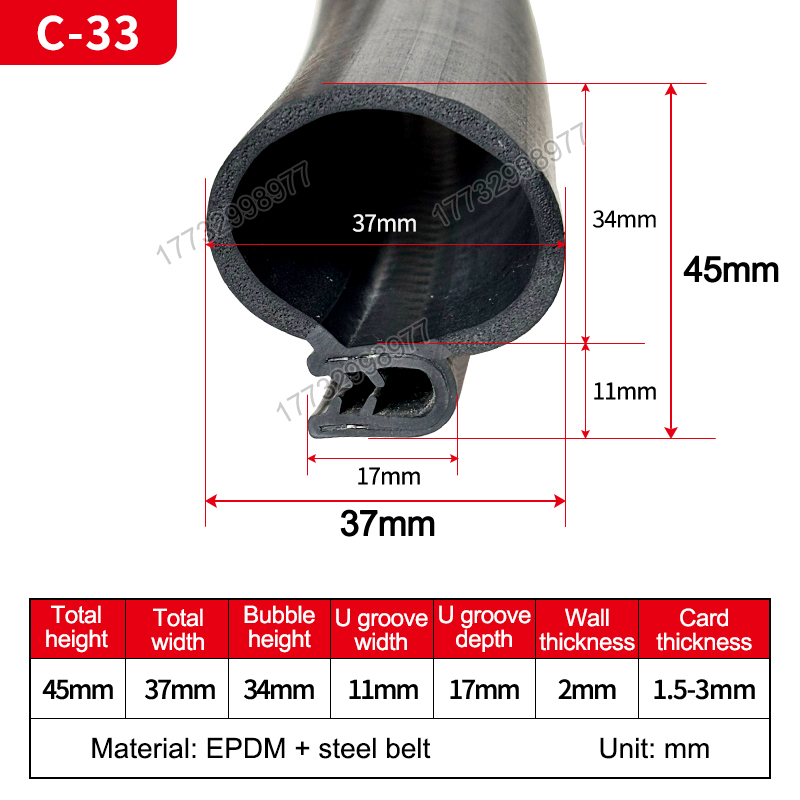 C-33 (45mm high, 37mm wide)