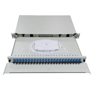 Schublade 19-Zoll-Glasfaser-Patchfeld Netzwerk verteiler kasten rahmen 24-Port-Odf-Patchfeld - Product Image 5