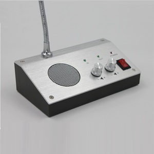 Sistema de intercomunicación de doble vía ZHUDELE para mostrador, intercomunicador de tienda pública, interfono de Audio, altavoz antiinterferencias