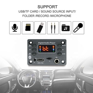 JQ D136BTMP3プレーヤーBluetoothスピーカーオーディオモジュールデコーダーボードUSBキットマイク機能付き - Product Image 3