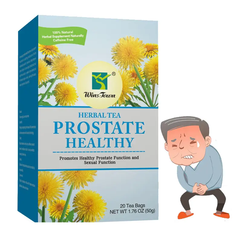 Thé de la prostate Winstown hommes prostatite Anti-inflammatoire Herbes biologiques naturelles thé sain de la prostate