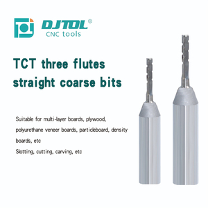 Multilayer Board Cutting Processing Milling <strong>Cutter</strong> with Three Flutes Straight Bit for Polyurethane Board - Product Image 3