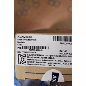 Nuevos módulos Ethernet originales ADAM-6060 de entrada/salida digital 6-ch DI y 6-ch Relay Modbus TCP Module