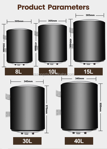 Doméstico 8L/10L/15L/20L/30L/40L 200W-1.5kW Tanque de Cozinha De Armazenamento Geyser Elétrico Chuveiro Quente Água AquecedoresRV Casa Banheiro Chuveiro - Product Image 2