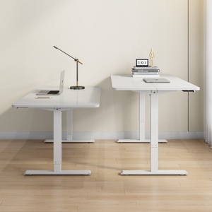 <strong>Basic</strong> Electric Height Adjustable Desk Table for Office Home Gaming <strong>Computer</strong> Study Industrial Modern Drawers - Product Image 3