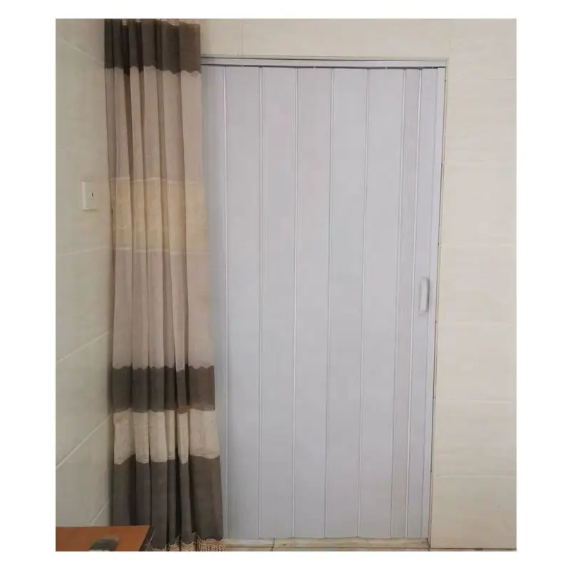 Portes accordéon intérieures Porte pliante en bois massif PVC