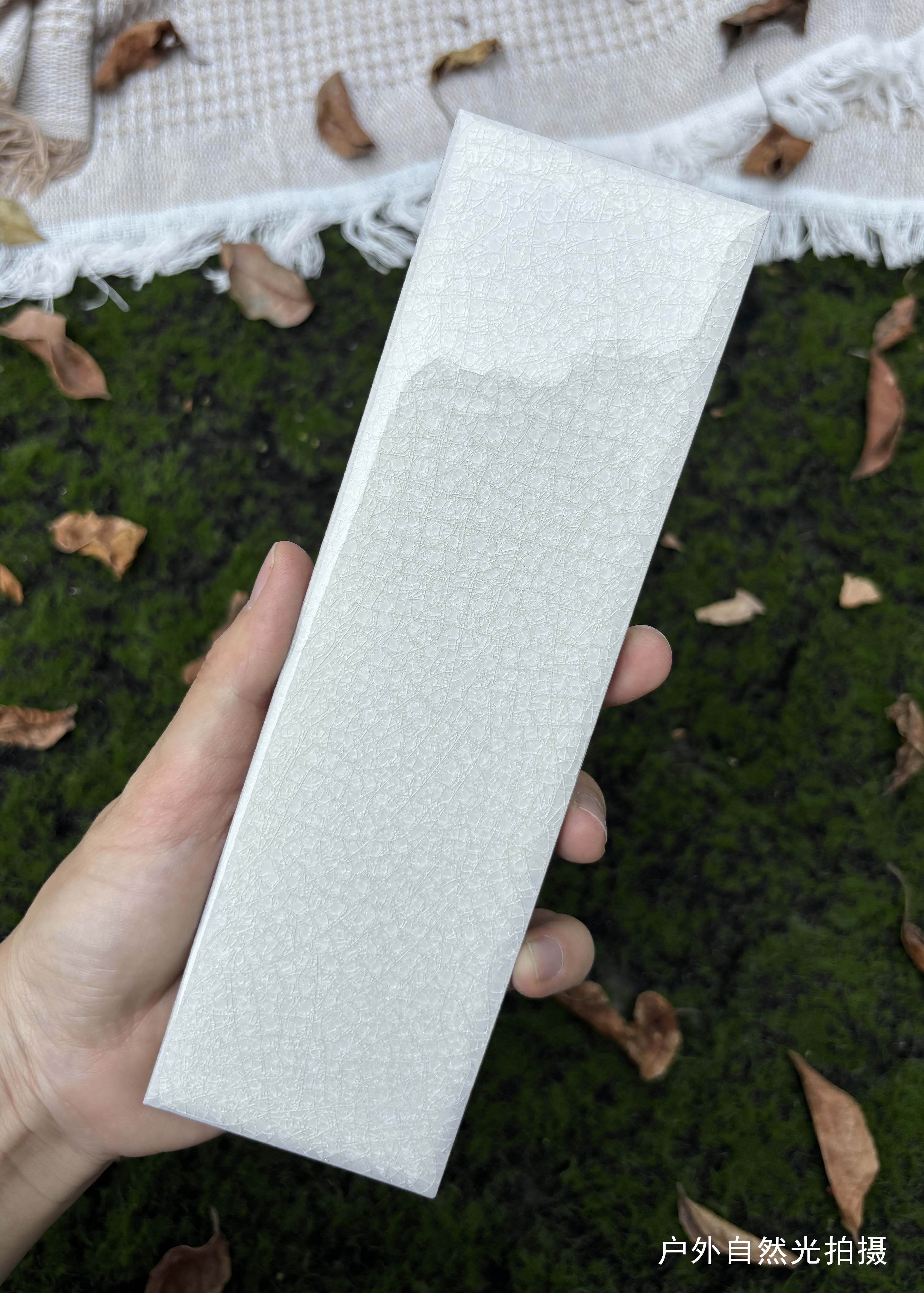 Fissure de glace-Blanc perle-60*200
