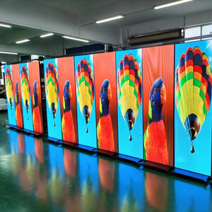 Olaylar dijital HD Ad oynatıcı için kapalı P2.5 dikişsiz ekleme taşınabilir akıllı LED ekran LED Poster standı - Product Image 3