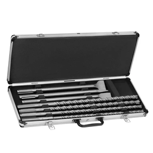 Set di punte e scalpello accessorio OEM Set SDS Max Bit confezionato in scatola di alluminio - Product Image 3