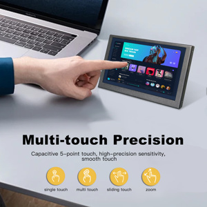 Metal Shell Touch Screen 800x480 portatile Computer Sub <span class=keywords><strong>Display</strong></span> da 5 pollici USB alimentato HD-MI mini Monitor per PC <span class=keywords><strong>Raspberry</strong></span> <span class=keywords><strong>Pi</strong></span> - Product Image 4