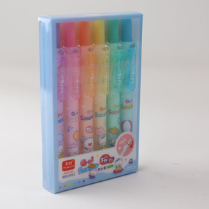 High Capacity <strong>Chisel</strong> <strong>Nib</strong> Fluorescent Effect Liquid <strong>Highlighter</strong> <strong>Marker</strong> Pen Colorful Office Student <strong>Highlighter</strong> Pen