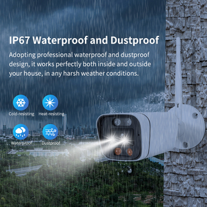 Cámara IP inalámbrica para exteriores, visión nocturna, impermeable, PTZ, red de seguridad, seguimiento de movimiento humano, cámara Wifi en la nube - Product Image 6