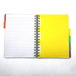 WireO Spiral Binding <strong>Notebook</strong> <strong>with</strong> Transparent Plastic Cover Daily Weekly Monthly Planner <strong>with</strong> Colorful <strong>Index</strong> Tab Divider Agenda - Product Image 4