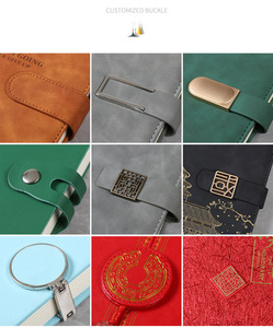 WSY493 Custom A5 <strong>with</strong> <strong>Elastic</strong> Strap Pu Journal Diary <strong>Notebook</strong> <strong>Printed</strong> Brand Logo Diary Notepad Note Book PU Leather <strong>Notebook</strong> - Product Image 6