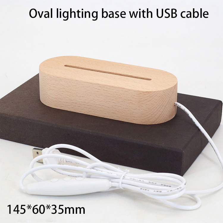 Oval Warm Light