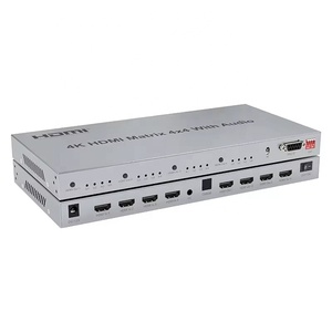 4K <strong>HDMI</strong> <strong>Matrix</strong> 4X4 With Audio <strong>HDMI</strong> Switch 4X4 MatrixWith EDID Support RS232 - Product Image 1