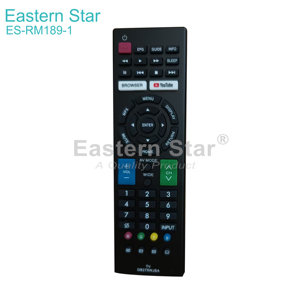 ES-RM189-1スマートテレビリモコンHDTVスマートテレビコントローラー