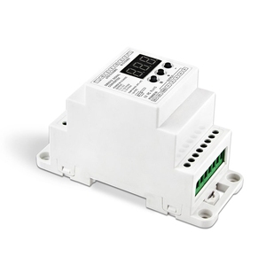 BC-835-010V-DIN передача DC12V-24V DMX512/1990 сигнала на 5CH 0-10 В сигнал DIN-рейка светодиодный декодер DMX преобразователь сигнала - Product Image 1