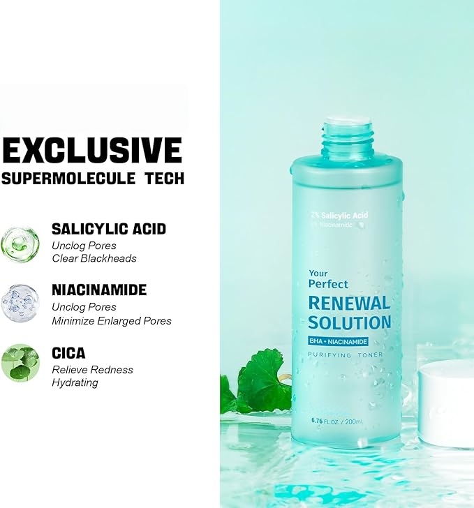 Toner nicatinamide à l'acide salicylique 120ml
