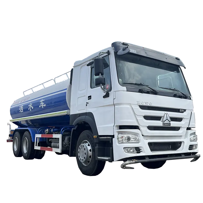 Camion serbatoio acqua sinotruck howo usato 371hp Diesel 20000L Sprinkler camion in vendita