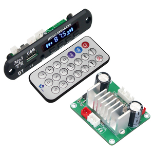 VIRE DC 12-24V <strong>Input</strong> Digital Audio Stereo <strong>Amplifier</strong> for Bluetooth Module 5V <strong>Output</strong> <strong>2</strong>*50W TPA3116 <strong>Amplifier</strong> Board Made Plastic