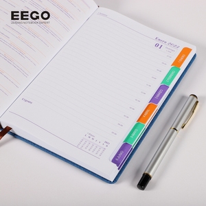 Wholesale in Bulk Journal Daily Planner Customized A5 Hardcover Promotion Journal PU Leather Diary <strong>Notebook</strong> - Product Image 4