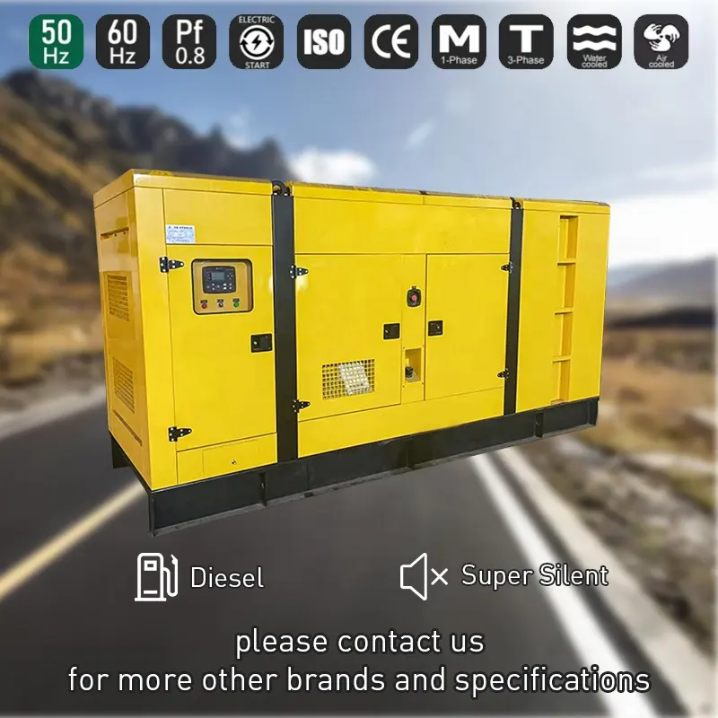 Hot bán Nhà Máy Giá yuchai YC6MK420L-D21 250Kw Máy phát điện diesel thiết lập im lặng DIESEL Máy phát điện