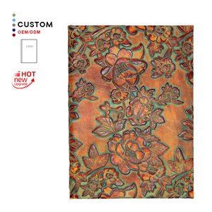 Hot Sales Styles Printing Service Custom Logo Design Pu Cover <strong>Different</strong> Color a 5 Dairy <strong>Size</strong> 3 D Deboss Hardcover <strong>Notebook</strong> - Product Image 1