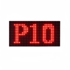P10 открытый один красный цвет Светодиодный модуль для редактируемого текстового экрана