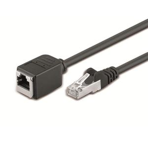CAT.5e-Verlängerungskabel,, 5,0 m, schwarz (9859740402) - Product Image 1