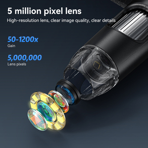 新型H330 1200X 7英寸放大显微镜生物相机显微镜数码 - Product Image 4