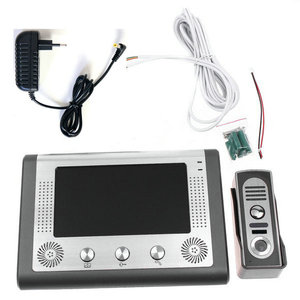 7 ''TFT LCD Kabel gebundenes Video-Tür telefon Visuelle Video-Gegensprechanlage Freis prec heinrich tung mit wasserdichter IR-Außen kamera - Product Image 6