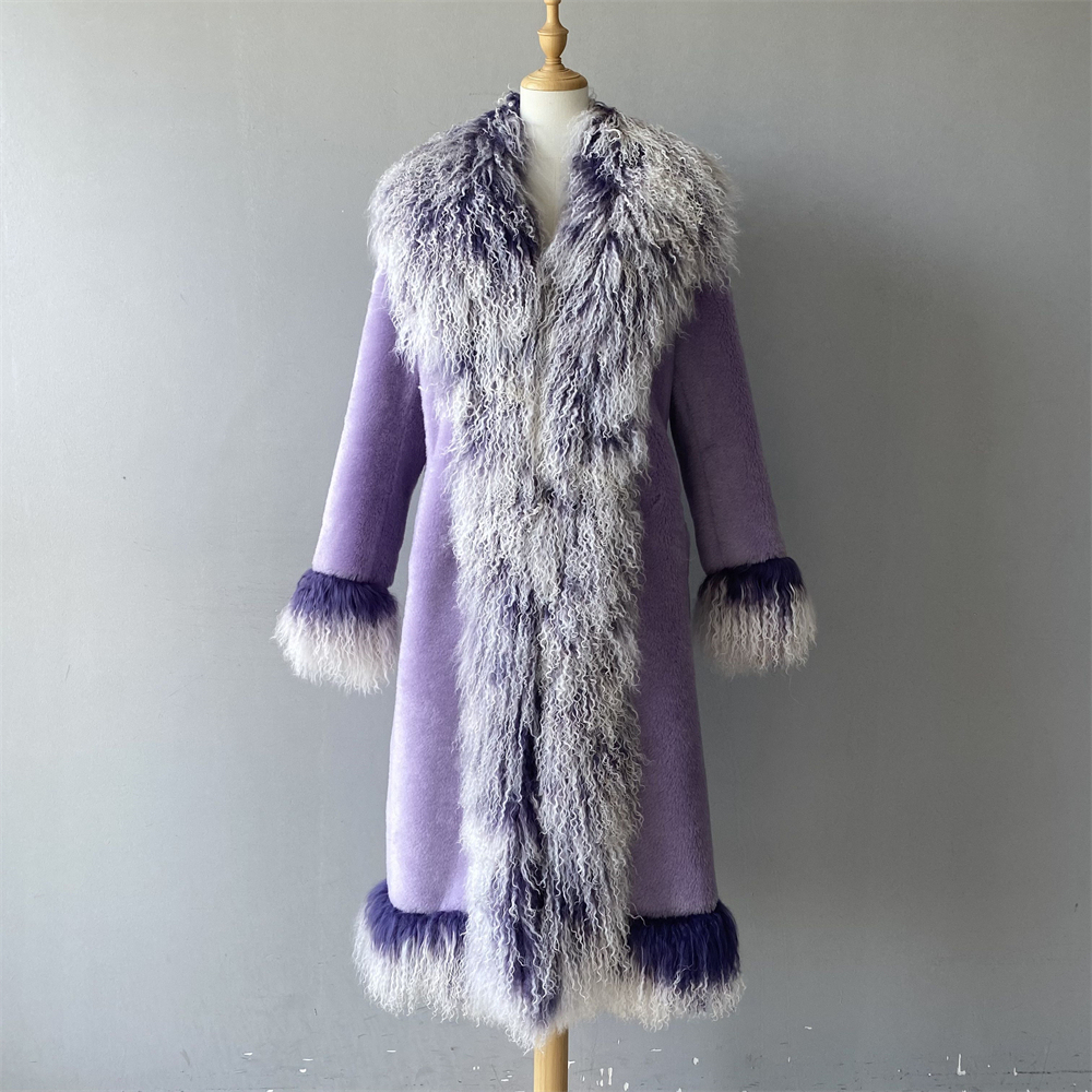 pelliccia ghiacciata lavanda+viola