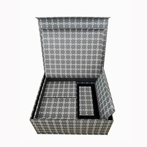 Juego de venta al por mayor de 6 cajas de almacenamiento de cartón decorativas cajas anidadas con juego de Cajas de Regalo magnéticas para regalos - Product Image 6