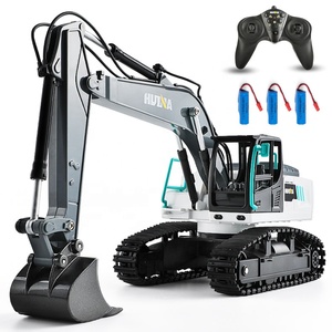 Yüksek teknoloji RC ekskavatör 2.4Ghz 9 kanal uzaktan kumanda mühendislik DAMPERLİ KAMYON alaşım simüle otomobil modeli elektronik oyuncaklar - Product Image 1