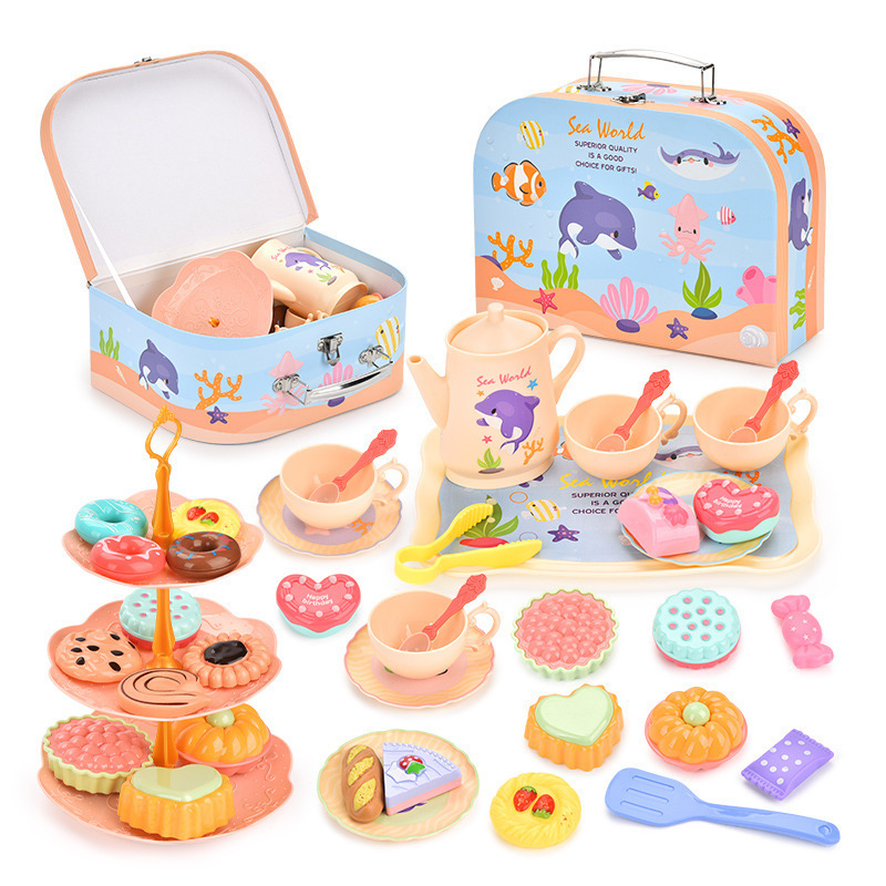 M5013 thé de l'après-midi océan-coffret cadeau portable-42 pièces