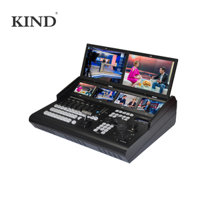 Conmutador de vídeo portátil con tarjeta SD/TF, transmisión en vivo por empuje RTMP-venta al por mayor, conmutador Mezclador - Product Image 1