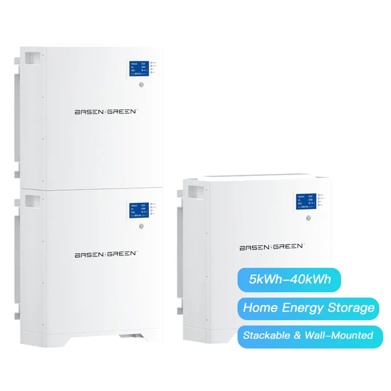 Batería de iones de litio Lifepo4, batería de almacenamiento de energía para el hogar, 5Kwh, 10Kwh, 15Kwh, batería solar apilable de alto voltaje, stock de La UE