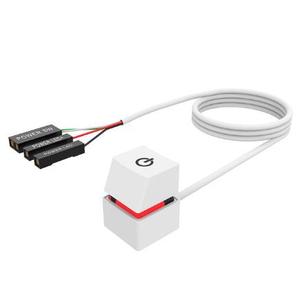 Botón de interruptor de encendido de PC LED Cable de inicio de placa base externa con luz de colores Control de escritorio de computadora portátil DIY - Product Image 6